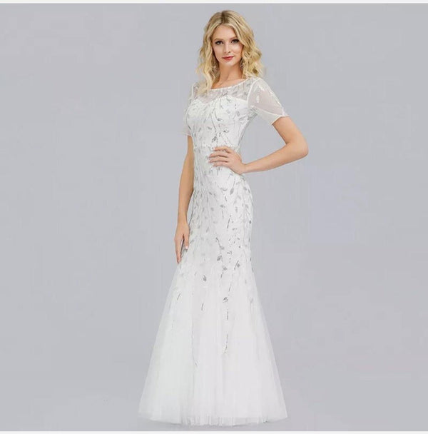 Elegant Ever-pretty tulle evening wedding party dress | EdleessFashion