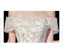 Sexy Wedding Dress Sweep Train Lace Up Ball Gown - EdleessFashion