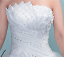 Wedding Dress Sexy Strapless Applique with Train | EdleessFashion