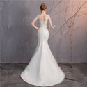 Elegant beautiful Mermaid Lace wedding dress | EdleessFashion