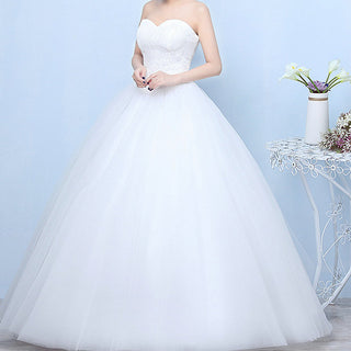 Wedding Dresses Luxury Lace White Ball Gown - EdleessFashion
