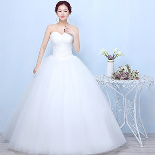 Wedding Dresses Luxury Lace White Ball Gown - EdleessFashion