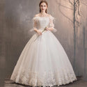 Elegant Lace Wedding Dresses Ball Gown Tassel | EdleessFashion