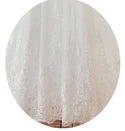 Luxurious O Neck Three Quarter Sleeve Wedding Dress For Women | EdleessFashion