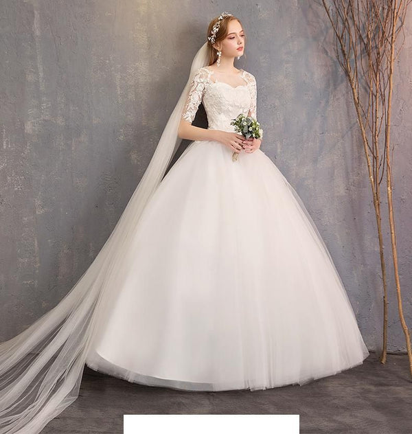 Sexy New Arrival Full Sleeve Beautiful Princess Ball Gown - EdleessFashion