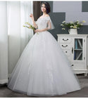 Sexy Off Shoulder Wedding Dress Korean Style | EdleessFashion