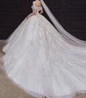 Luxury Sexy Wedding Dress Sweetheart Bridal Gown | EdleessFashion