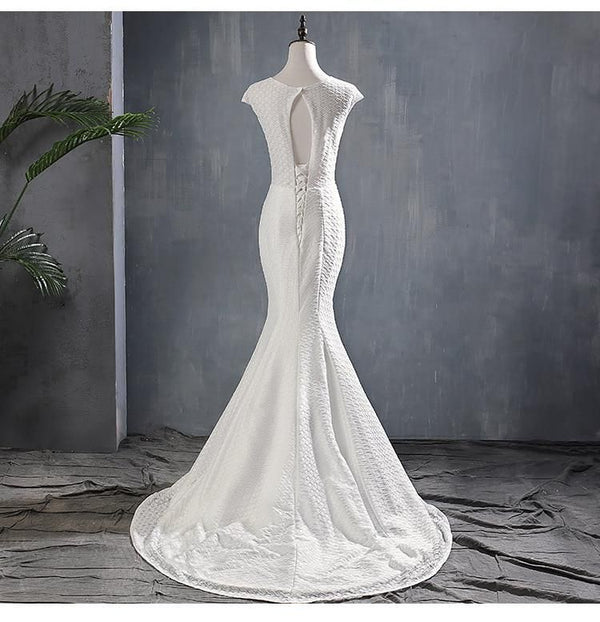 Mermaid Wedding Dress Luxury with Court Train | EdleessFashion
