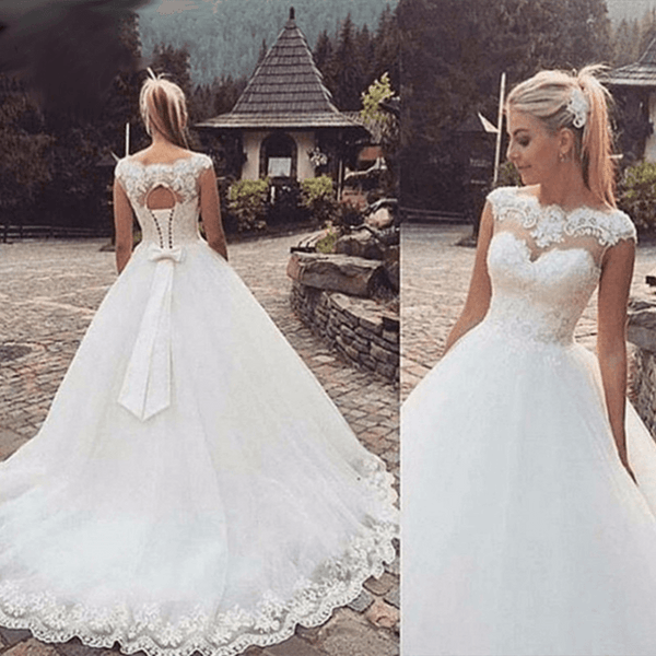 New Sweetheart Elegant Ivory / White Wedding Dress | EdleessFashion