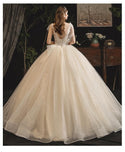 New Shiny Princess Wedding Dress with Luxurious Lace | EdleessFashion
