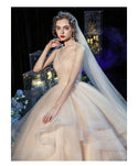 Sexy Spaghetti Straps Wedding Dress Ball Gown | EdleessFashion