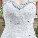 Elegant Sweetheart Wedding Dress with Brush Train | EdleessFashion